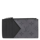 ルイヴィトン LOUIS VUITTON コインカード ホルダー M69533 ブラック×グレー モノグラムエクリプス モノグラムエクリプスリバースキャンバス コインケース シルバー金具 フラグメントケース