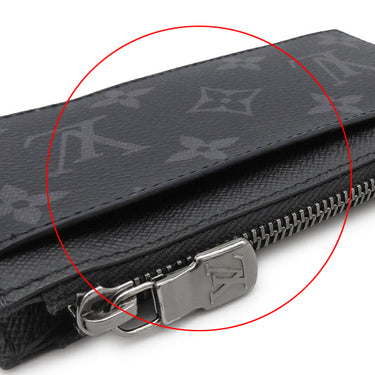 ルイヴィトン LOUIS VUITTON コインカード ホルダー M69533 ブラック×グレー モノグラムエクリプス モノグラムエクリプスリバースキャンバス コインケース シルバー金具 フラグメントケース