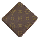ルイヴィトン LOUIS VUITTON ポルトフォイユ マルコ M61675 モノグラム モノグラムキャンバス 二つ折り財布 ゴールド金具 茶 コンパクトウォレット