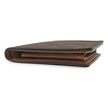 ルイヴィトン LOUIS VUITTON ポルトフォイユ マルコ M61675 モノグラム モノグラムキャンバス 二つ折り財布 ゴールド金具 茶 コンパクトウォレット