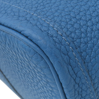 エルメス HERMES ガーデンパーティー TPM 30 ブルーウートルメール カントリー トートバッグ シルバー金具 新品 未使用 オールレザー 2025年製