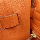 エルメス HERMES ケリー35 内縫い オレンジ トリヨンクレマンス 2WAYバッグ ゴールド金具 ハンドバッグ ショルダー