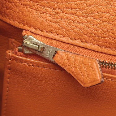 エルメス HERMES ケリー35 内縫い オレンジ トリヨンクレマンス 2WAYバッグ ゴールド金具 ハンドバッグ ショルダー