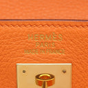 エルメス HERMES ケリー35 内縫い オレンジ トリヨンクレマンス 2WAYバッグ ゴールド金具 ハンドバッグ ショルダー