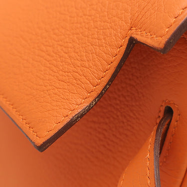 エルメス HERMES ケリー35 内縫い オレンジ トリヨンクレマンス 2WAYバッグ ゴールド金具 ハンドバッグ ショルダー