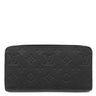 ルイヴィトン LOUIS VUITTON ジッピー ウォレット M61864 ノワール モノグラムアンプラント 長財布 ゴールド金具 黒 ラウンドジップ
