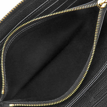 ルイヴィトン LOUIS VUITTON ジッピー ウォレット M61864 ノワール モノグラムアンプラント 長財布 ゴールド金具 黒 ラウンドジップ