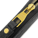 ルイヴィトン LOUIS VUITTON ジッピー ウォレット M61864 ノワール モノグラムアンプラント 長財布 ゴールド金具 黒 ラウンドジップ