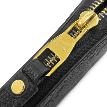 ルイヴィトン LOUIS VUITTON ジッピー ウォレット M61864 ノワール モノグラムアンプラント 長財布 ゴールド金具 黒 ラウンドジップ