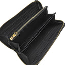 ルイヴィトン LOUIS VUITTON ジッピー ウォレット M61864 ノワール モノグラムアンプラント 長財布 ゴールド金具 黒 ラウンドジップ