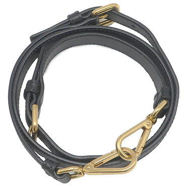 プラダ PRADA ロゴプレート 2WAY バッグ NERO ナイロン レザー 2WAYバッグ ゴールド金具 黒 ハンドバッグ ショルダー テスート