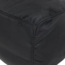 プラダ PRADA ロゴプレート 2WAY バッグ NERO ナイロン レザー 2WAYバッグ ゴールド金具 黒 ハンドバッグ ショルダー テスート