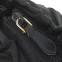 プラダ PRADA ロゴプレート 2WAY バッグ NERO ナイロン レザー 2WAYバッグ ゴールド金具 黒 ハンドバッグ ショルダー テスート