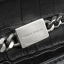 サンローラン SAINT LAURENT ケイト タッセル チェーンショルダー ブラック レザー ショルダーバッグ シルバー金具 モノグラム カサンドラ 黒 型押し