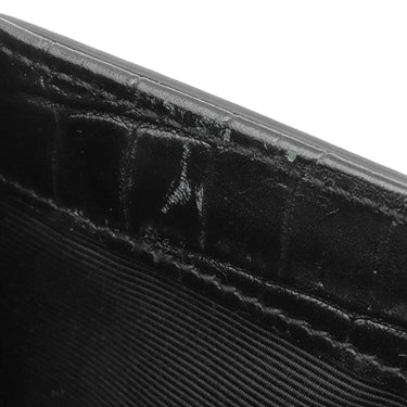 サンローラン SAINT LAURENT ケイト タッセル チェーンショルダー ブラック レザー ショルダーバッグ シルバー金具 モノグラム カサンドラ 黒 型押し