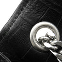 サンローラン SAINT LAURENT ケイト タッセル チェーンショルダー ブラック レザー ショルダーバッグ シルバー金具 モノグラム カサンドラ 黒 型押し
