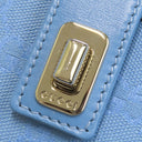 グッチ GUCCI GGキャンバス ムーンサイド ミニ 786035 ライトブルー GGキャンバス レザー ショルダーバッグ ゴールド金具 ワンショルダー