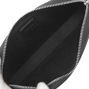 セリーヌ CELINE ホリゾンタル ポーチ 10L272GC6 ベージュ×ブラック PVC レザー ショルダーバッグ シルバー金具 黒 ロゴ トリオンフ ポシェット