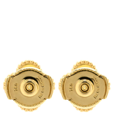 ヴァンクリーフアーペル Van Cleef & Arpels スウィート アルハンブラ VCARA44900 ブラック×イエローゴールド K18YG オニキス ピアス 黒 オニキス 750 YG 18K 両耳用