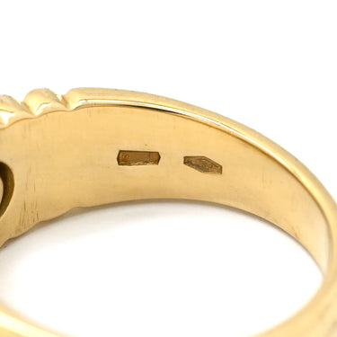 ブルガリ BVLGARI パレンテシ イエローゴールド K18YG リング 指輪 Parentesi Au750 18K 18金 ヴィンテージ 13号