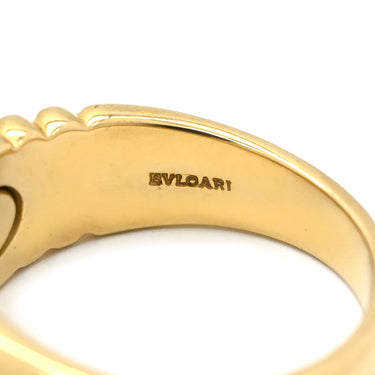 ブルガリ BVLGARI パレンテシ イエローゴールド K18YG リング 指輪 Parentesi Au750 18K 18金 ヴィンテージ 13号