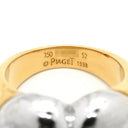 ピアジェ PIAGET ハートモチーフ コンビカラー ホワイトゴールド×イエローゴールド K18WG K18YG #52 リング 指輪 Au750 18K 18金 2カラー ヴィンテージ 11号
