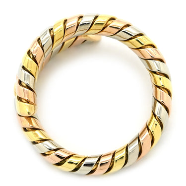 ブルガリ BVLGARI トゥボガス イエローゴールド×ピンクゴールド×ホワイトゴールド K18YG K18PG K18WG リング 指輪 3カラー 3ゴールド 750 18K 18金 18号
