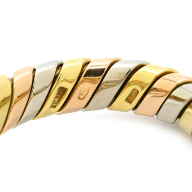 ブルガリ BVLGARI トゥボガス イエローゴールド×ピンクゴールド×ホワイトゴールド K18YG K18PG K18WG リング 指輪 3カラー 3ゴールド 750 18K 18金 18号