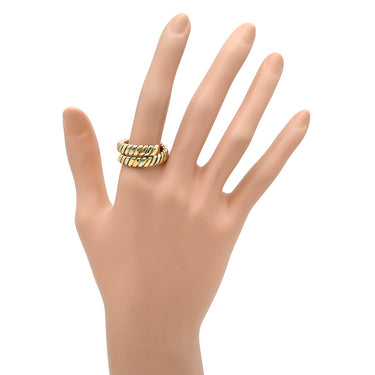 ブルガリ BVLGARI トゥボガス イエローゴールド×ピンクゴールド×ホワイトゴールド K18YG K18PG K18WG リング 指輪 3カラー 3ゴールド 750 18K 18金 18号