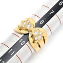 クリスチャン・ディオール Christian Dior ダイヤモンド デザインリング イエローゴールド K18YG ダイヤモンド リング 指輪 Au750 K18 8P 0.53ct 9号