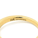 ティファニー Tiffany & Co カーブドバンド エメラルド グリーン×イエローゴールド K18YG エメラルド リング 指輪 T＆Co. 18K AU750 YG 10号