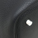 エルメス HERMES ピコタンロック MM 22 ブラック トリヨンクレマンス ハンドバッグ シルバー金具 黒
