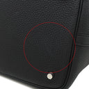 エルメス HERMES ピコタンロック MM 22 ブラック トリヨンクレマンス ハンドバッグ シルバー金具 黒