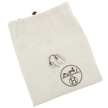 エルメス HERMES ピコタンロック MM 22 ブラック トリヨンクレマンス ハンドバッグ シルバー金具 黒