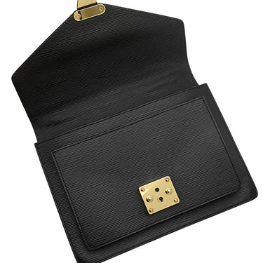 ルイヴィトン LOUIS VUITTON モンソー M52122 ブラック エピレザー ハンドバッグ ゴールド金具 黒 ハンドバッグ ショルダー ※ストラップ・鍵欠品