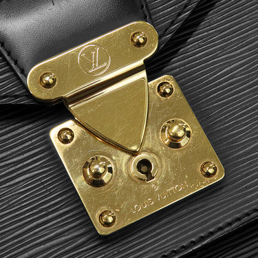 ルイヴィトン LOUIS VUITTON モンソー M52122 ブラック エピレザー ハンドバッグ ゴールド金具 黒 ハンドバッグ ショルダー ※ストラップ・鍵欠品