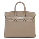 エルメス HERMES バーキン25 エトゥープ トゴ ハンドバッグ シルバー金具 新品 未使用 グレージュ 2026年製　