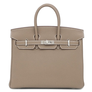 エルメス HERMES バーキン25 エトゥープ トゴ ハンドバッグ シルバー金具 新品 未使用 グレージュ 2026年製　