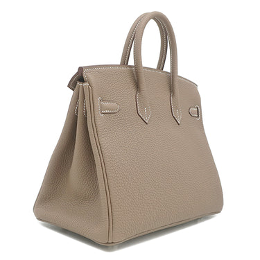 エルメス HERMES バーキン25 エトゥープ トゴ ハンドバッグ シルバー金具 新品 未使用 グレージュ 2026年製　