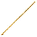 喜平 KIHEI K18 18金 20.2cm 21.3g 6面ダブル W イエローゴールド K18YG ブレスレット 造幣局検定マーク ※ショッピングローン対応していません