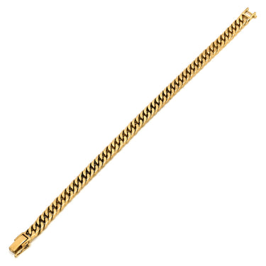 喜平 KIHEI K18 18金 18.0cm 19.8g 6面ダブル W イエローゴールド K18YG ブレスレット 造幣局検定マーク ※ショッピングローン対応していません