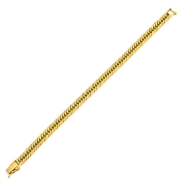 喜平 KIHEI K18 18金 18.5cm 18.7g 12面トリプル イエローゴールド K18YG ブレスレット 造幣局検定マーク ※ショッピングローン対応していません