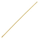 喜平 KIHEI アンクレット K18 24.5cm 6.3g 12面トリプル イエローゴールド K18YG ブレスレット 造幣局検定マーク ショッピングローン対応していません