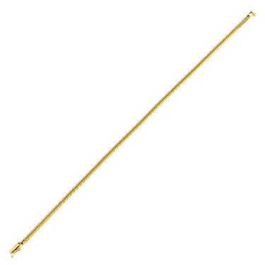 喜平 KIHEI アンクレット K18 24.5cm 6.3g 12面トリプル イエローゴールド K18YG ブレスレット 造幣局検定マーク ショッピングローン対応していません