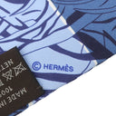 エルメス HERMES ツイリー ネイビー系 シルク スカーフ 【JUNGLE LOVE RAINBOW/ジャングル ラブ レインボー】
