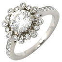 ハリーウィンストン Harry Winston ブロッサム エンゲージメント プラチナシルバー Pt950 ダイヤモンド リング 指輪 フラワー 花 ダイヤモンド F VVS2 1.01ct 8.5号