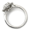 ハリーウィンストン Harry Winston ブロッサム エンゲージメント プラチナシルバー Pt950 ダイヤモンド リング 指輪 フラワー 花 ダイヤモンド F VVS2 1.01ct 8.5号