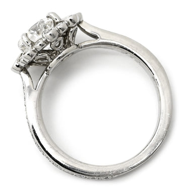 ハリーウィンストン Harry Winston ブロッサム エンゲージメント プラチナシルバー Pt950 ダイヤモンド リング 指輪 フラワー 花 ダイヤモンド F VVS2 1.01ct 8.5号