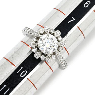 ハリーウィンストン Harry Winston ブロッサム エンゲージメント プラチナシルバー Pt950 ダイヤモンド リング 指輪 フラワー 花 ダイヤモンド F VVS2 1.01ct 8.5号
