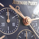 時計 オーデマピゲ AUDEMARS PIGUET テーブルクロック CODE11.59 クオーツ メンズ 置き時計 ネイビー 紺 バー アラビア ラウンド